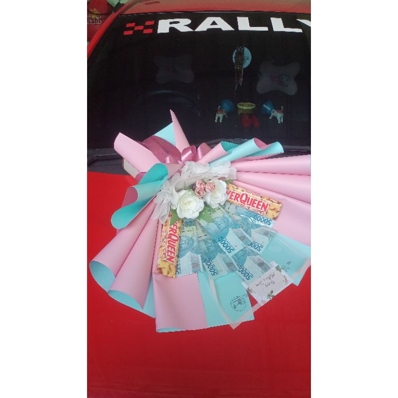 

buket uang+coklat