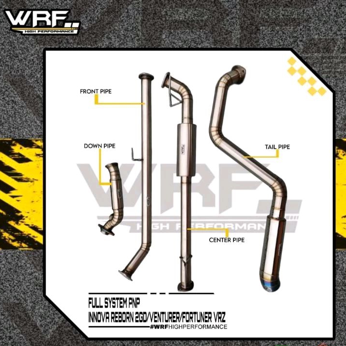 FORTUNER VRZ FULLSYSTEM / Knalpot fortuner vrz