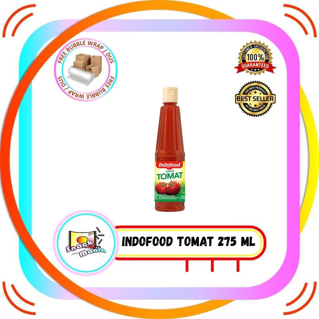 

Indofood Saus Saos Tomat Botol 275 ml Tomato Sauce