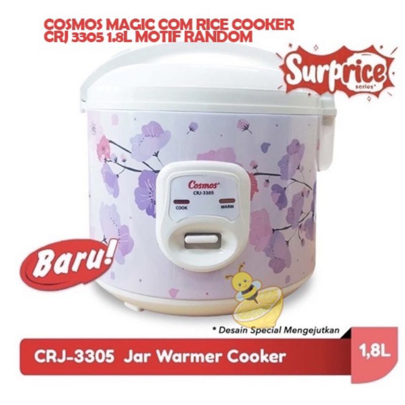 Rice Cooker COSMOS CRJ3305 1,8 liter