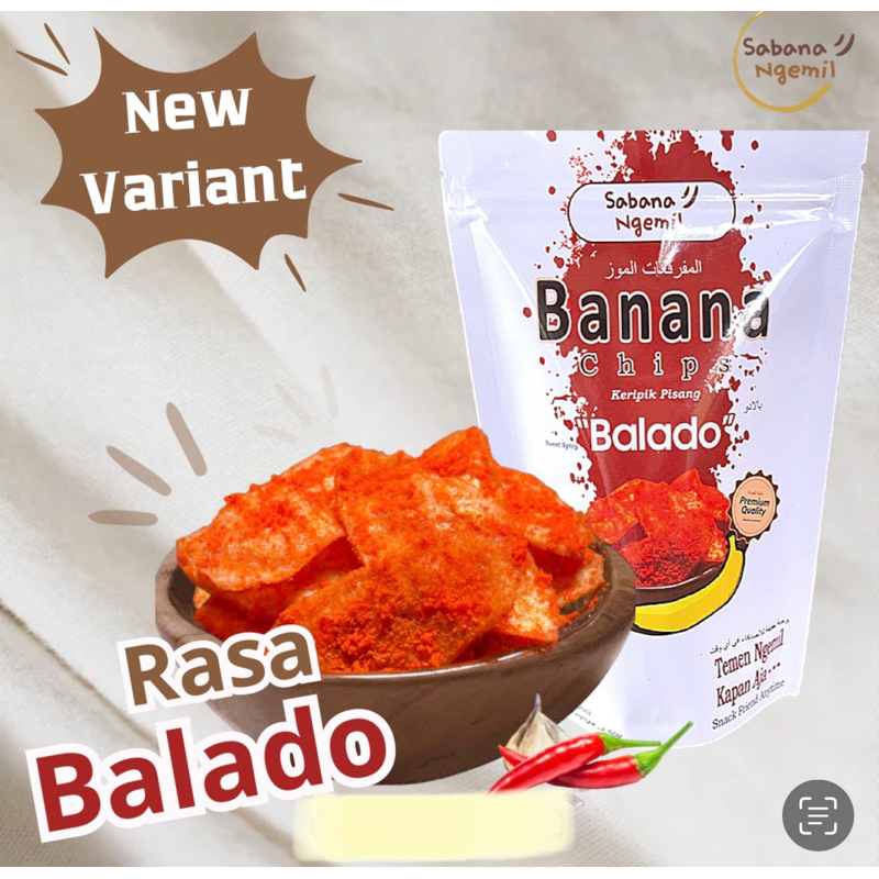 

Keripik Pisang Balado/Banana Chips Balado/Cemilan pisang