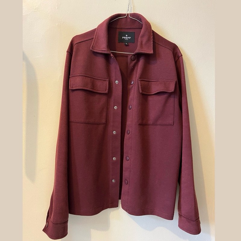 Jaket Prepp Studio Maroon shacket size S