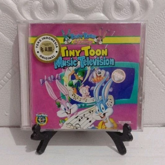 VCD TINY TOONS , MUSIC TELEVISION (Original)