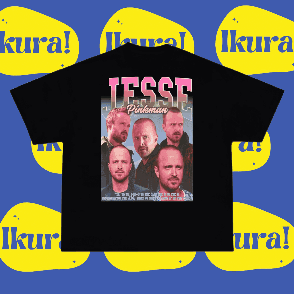 IKURAMERCH - KAOS JESSE PINKMAN BREAKING BAD VINTAGE