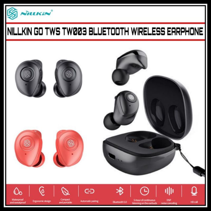 NILKIN GO TWS EARPHONES/ TWS BLUETOOTH/ HEADSET BLUETOOTH
