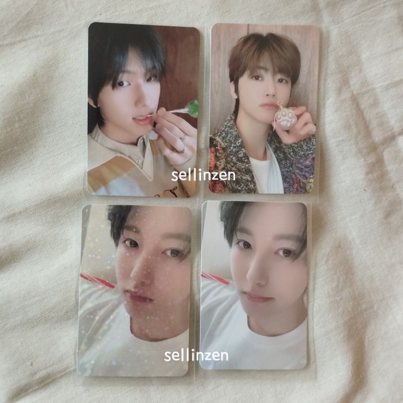 jaemin renjun jisung pink christmas pc poca photocard stc renjun pink christmas nct dream special tr