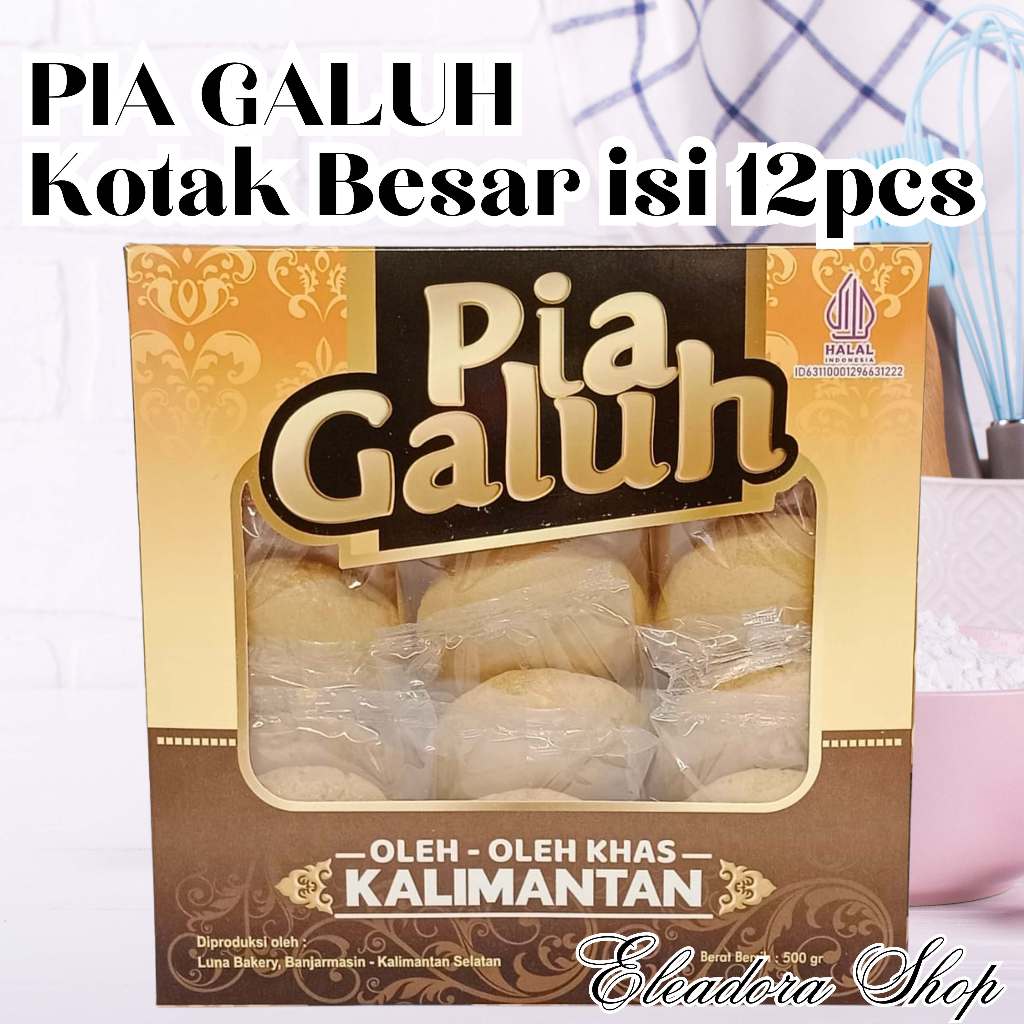 

Pia Galuh - Kue Pia Cap Galuh Khas Kalimantan - Kemasan Kotak Besar