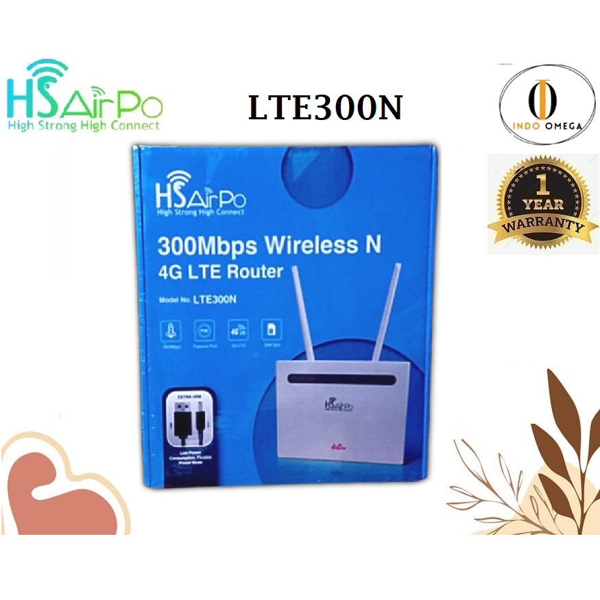 HSAIRPO LTE300N 4G LTE AND WIRELESS 300MBPS SimCard LTE300