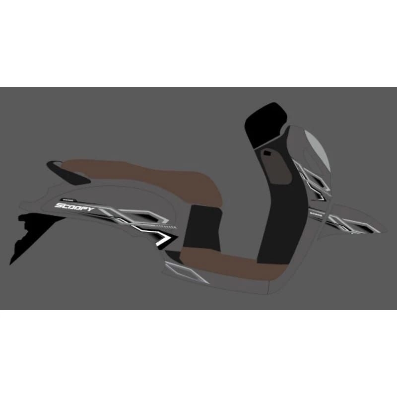 STRIPING STICKER TRANSPARAN SCOOPY 2021/2022 CUSTOM DESIGN ELEGAN SIMPEL