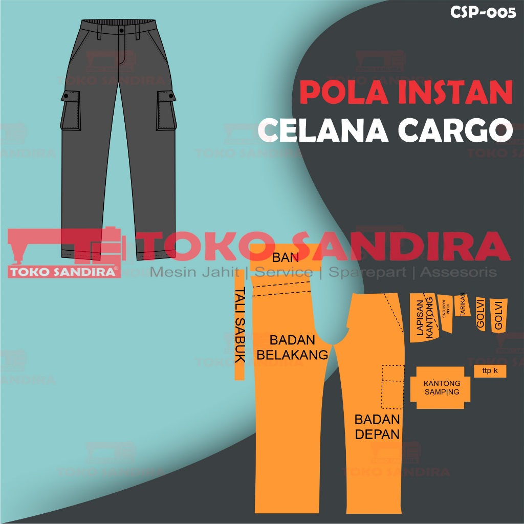 pola celana cargo/pola instan celana/pola celana pria/pola instan celana cargo/pola instan murah/pol