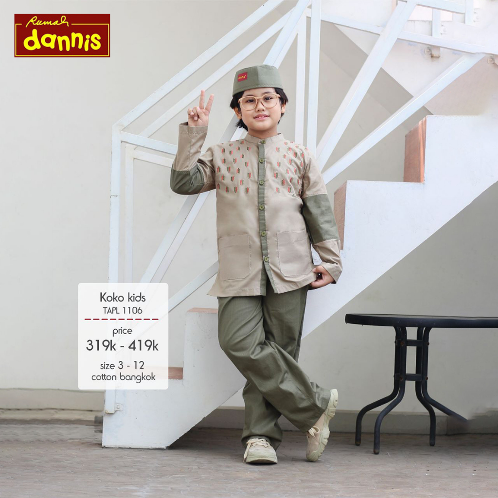 Baju Muslim Anak Laki laki Dannis TAPL1106