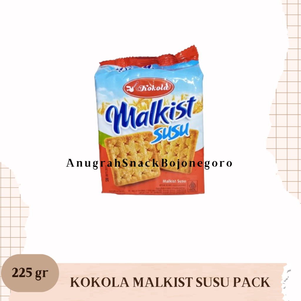 

Kokola Malkist Susu Pack 225gr