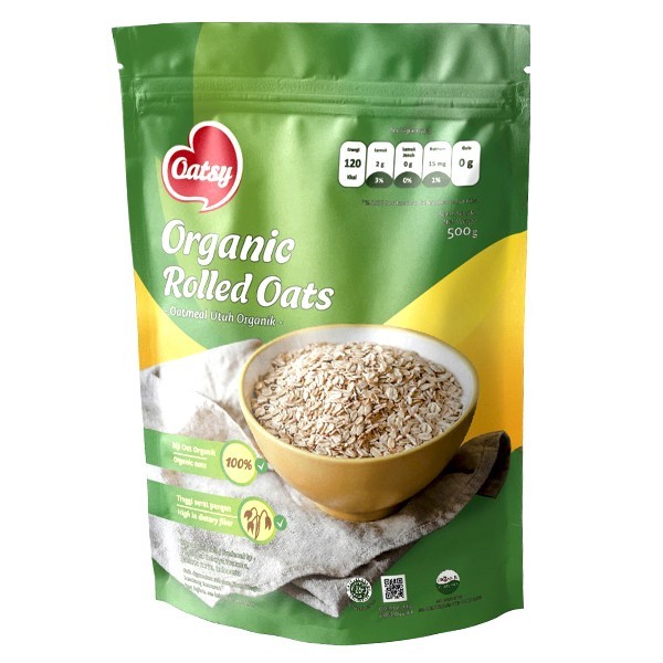 

Oatsy Organic Rolled Oats 500 g