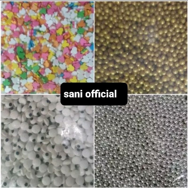 

Sprinkle mutiara 10g Sprinkle gold sprinkle silver hiasan kue