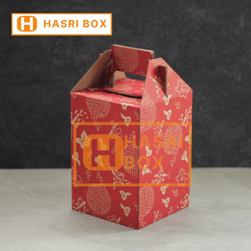 

( 10pcs ) Dus Toples 500gr Isi 3 Imlek Box Jinjing Toples Kue Kering Parsel Sincia Kardus 14x14x20cm Edisi Cny