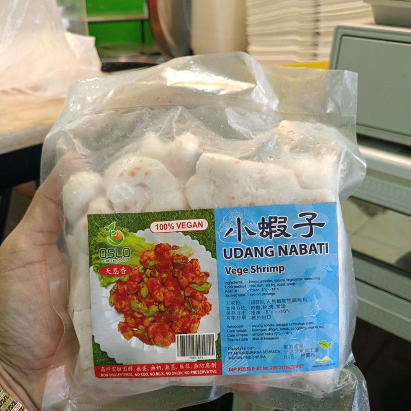 

GREENFOOD OSLO UDANG NABATI VEGETARIAN / VEGAN VEGE SHRIMP KEMASAN 250GR