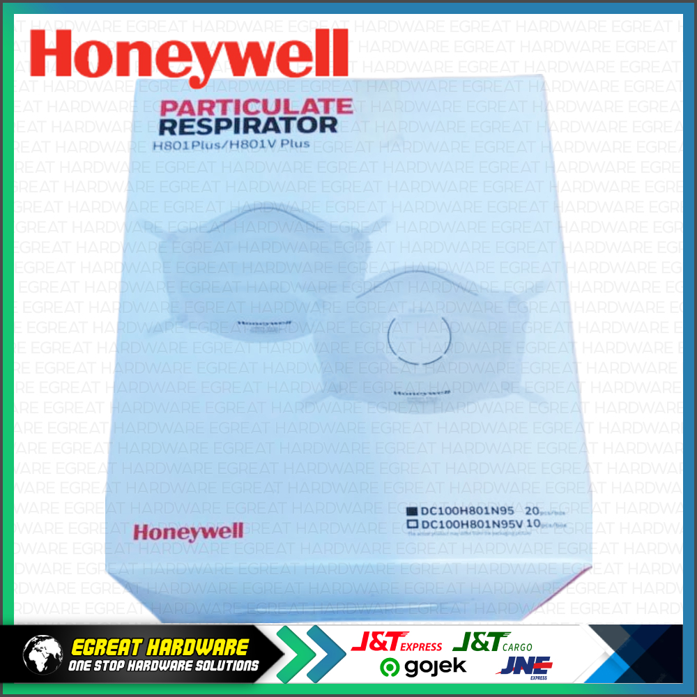 FACE MASK; 20PCS/BOX; H801P, DC100H801N95 (N95); HONEY WELL