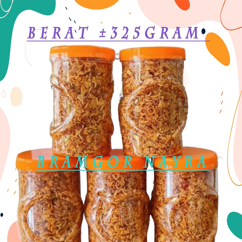 

Brambang Goreng / Bawang Goreng / Bawang Merah Goreng Original Berat ±325 gram