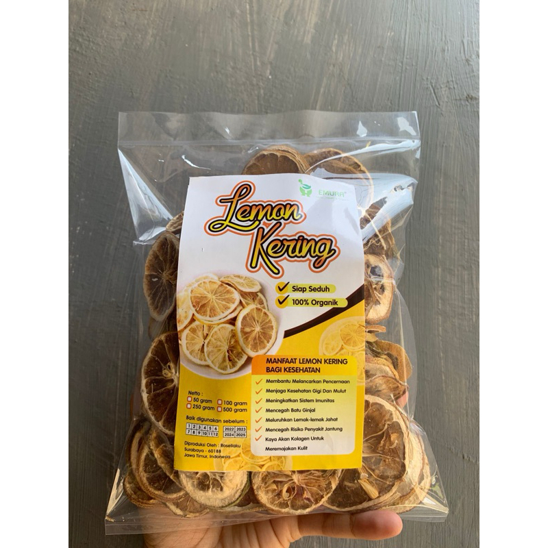 

Dried Lemon Slice 500 Gram // Lemon Kering Iris Tipis