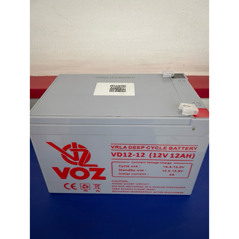 VOZ 12-12 aki kering VRLA UPS 12 volt 12 ampere