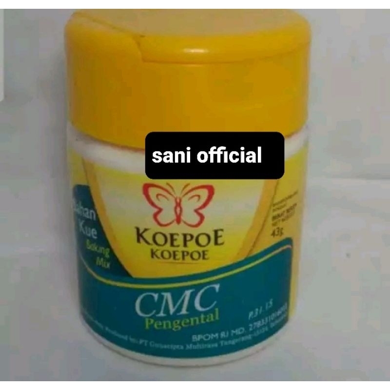 

Cmc koepoe koepoe pengental 43gr kupu kupu