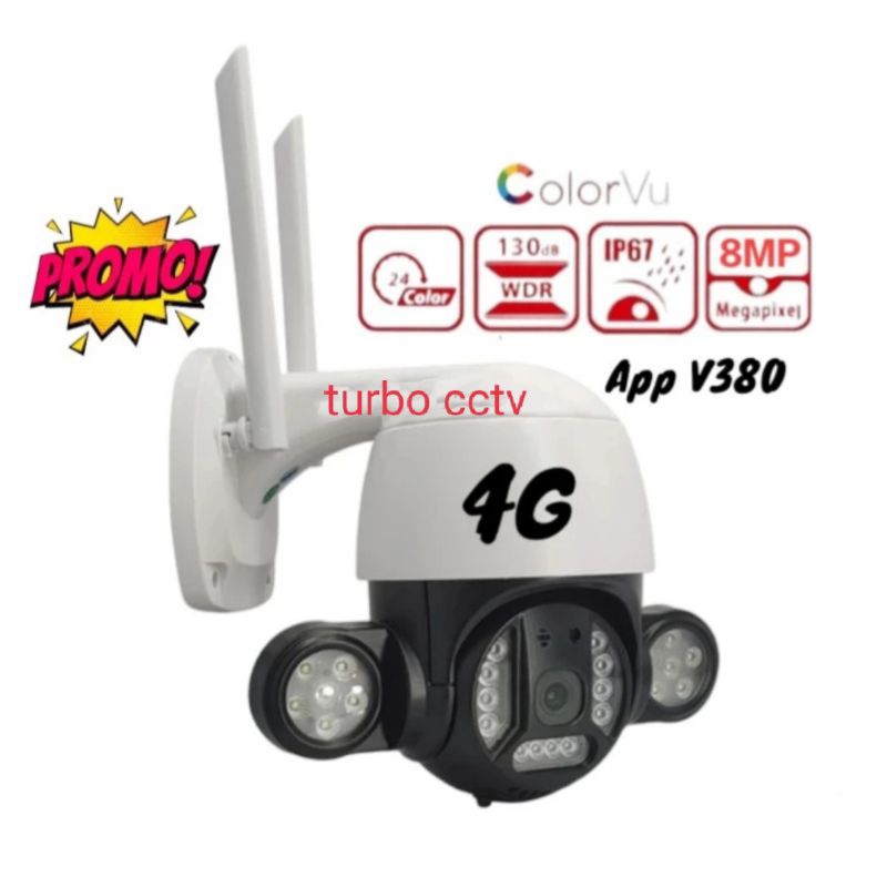 Kamera CCTV Gunakan Kartu SIM Card 4G PTZ Outdoor All Operator