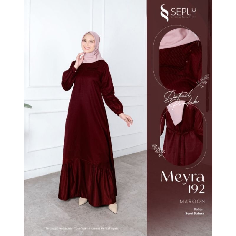 Gamis Seply Meyra 192 Maroon