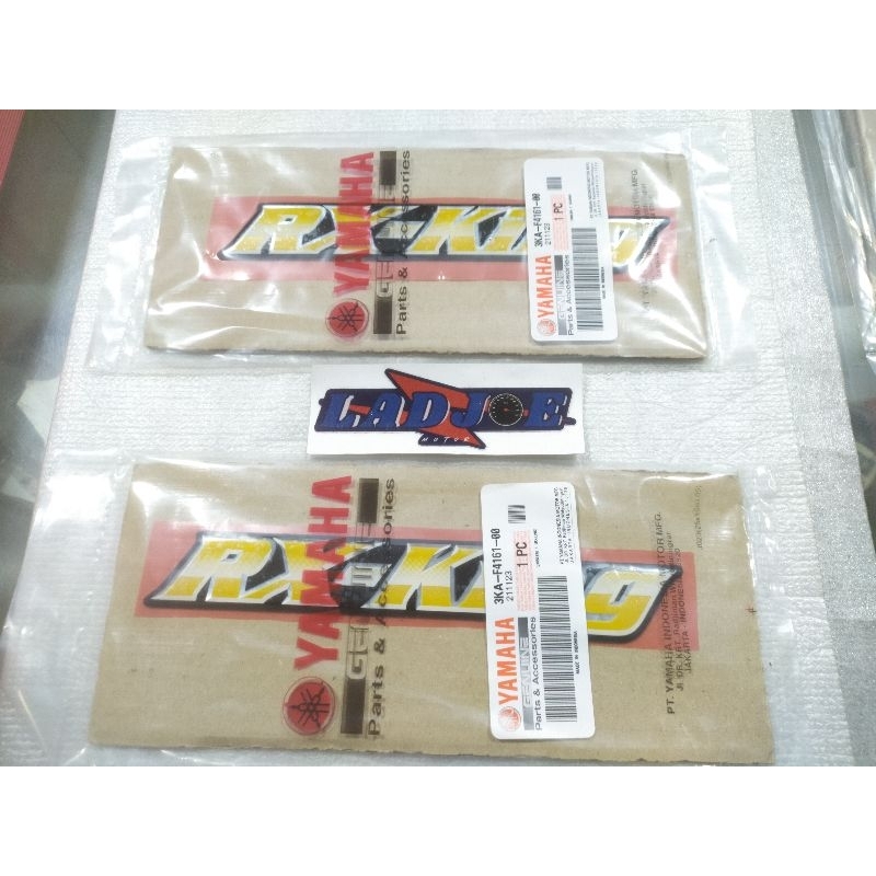 set emblem RX King tangki 02 Hitam (2pcs)/3KA-F4161-00/YAMAHA