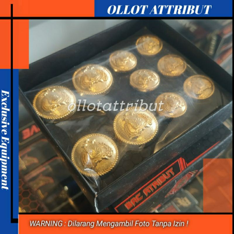 KANCING PDU POLRI | KANCING PDU POLISI POLRI TRIBRATA