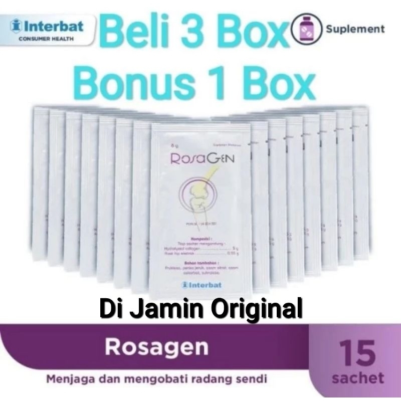 Rosagen isi 15 sachet original