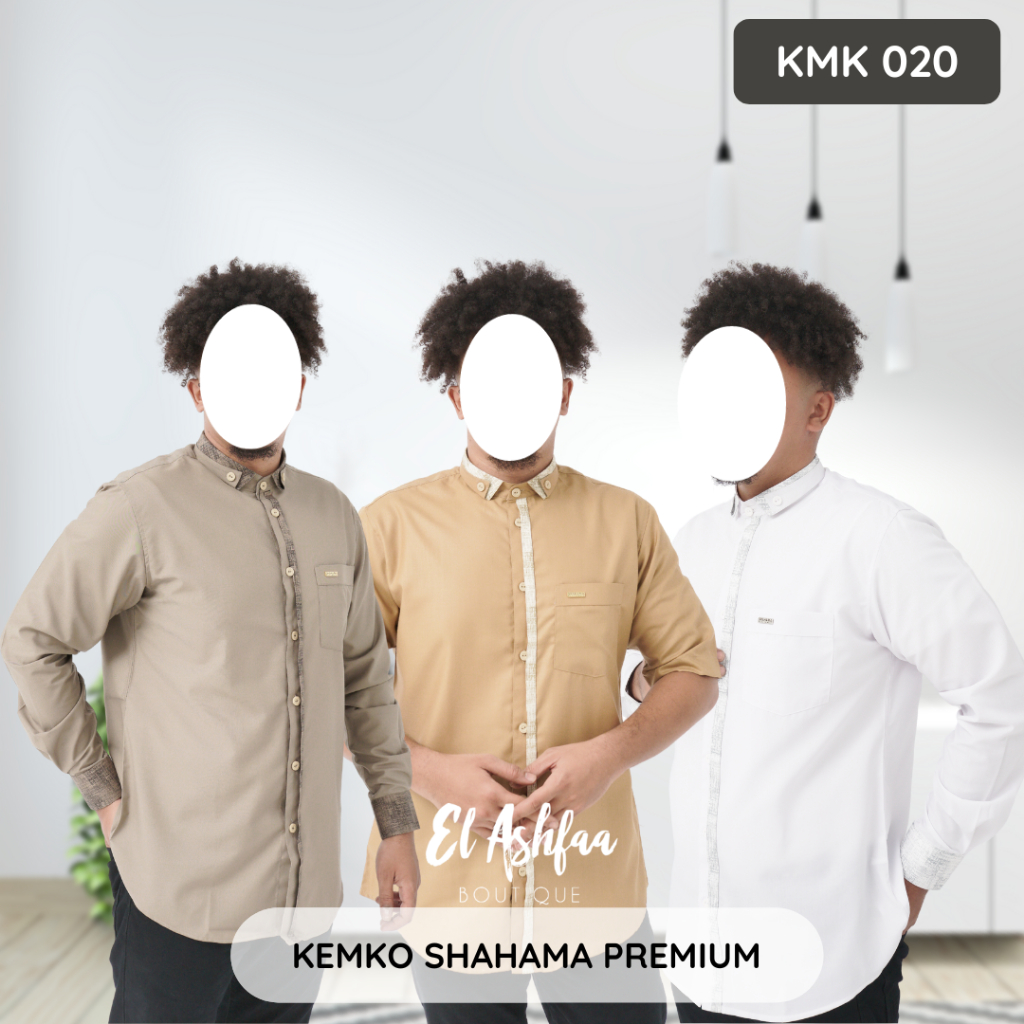 Kemko by Shahama | Kemeja Koko Shahama KMK-020 - El Ashfaa Boutique