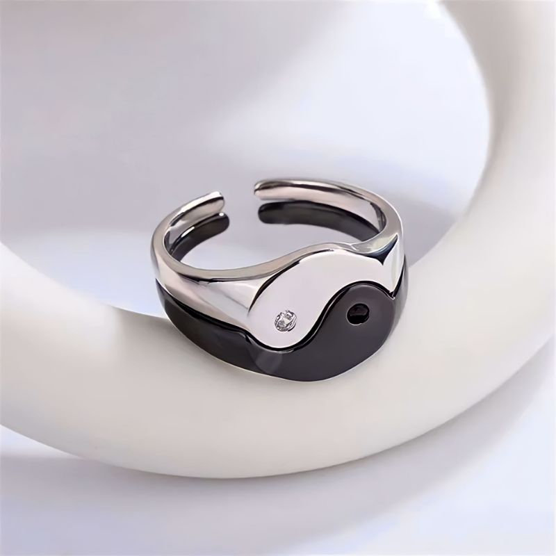 Cincin Yin dan Yang (Couple) Adjustable