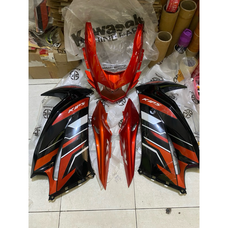 Sepaket sayap Fairing Body Ninja rr new Oren 2015