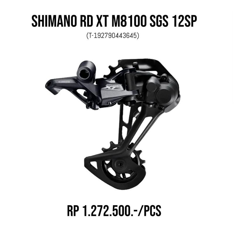 Rd sepeda Shimano xt M8100 SGS 12 speed FC