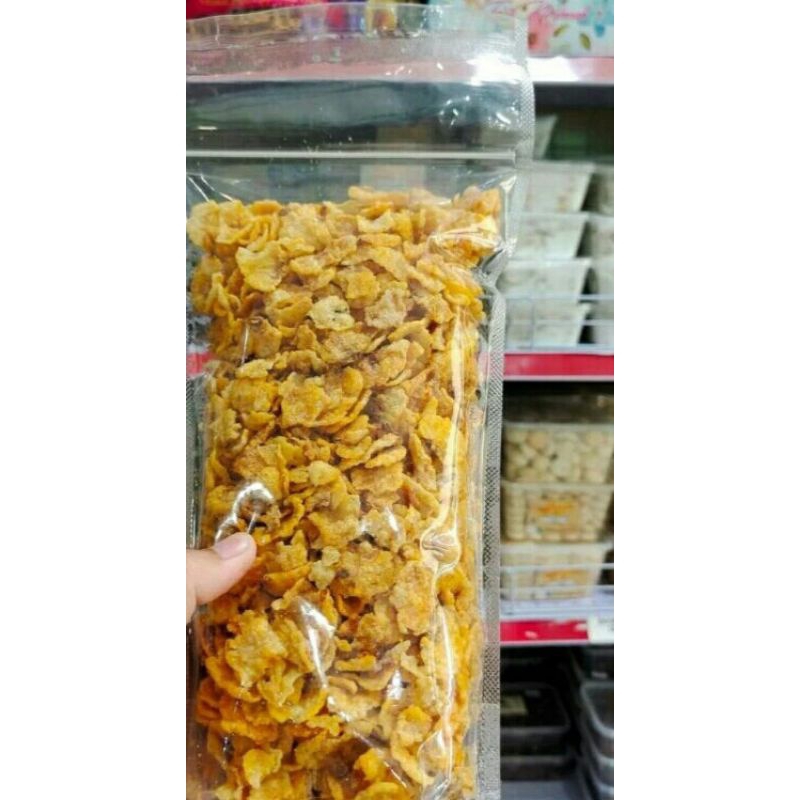 

Emping jagung manis pedas 500 gram