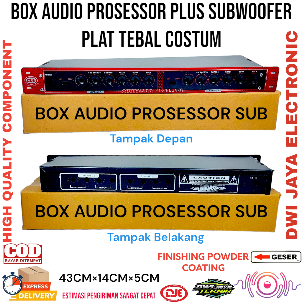 BOX AUDIO PROCESSOR SUBWOOFER box apsub AP + SUB Costum