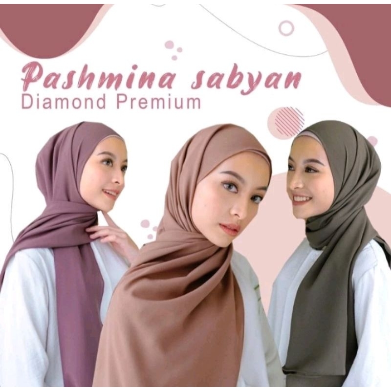 PASHMINA DIAMOND/Pashmina diamond crepe/pashmina sabyan