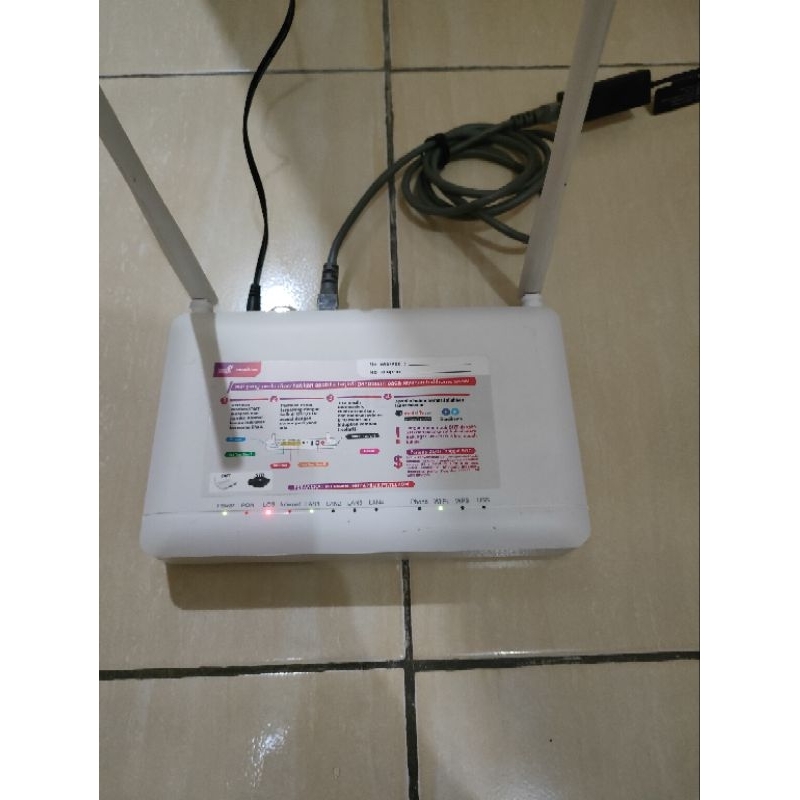 ZTE F670l Port Biru