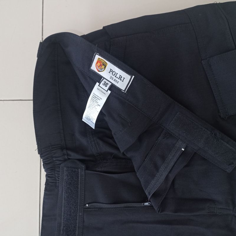 RJ6 Celana PDL HITAM TACTICAL Celana PDL TACTICAL JATAH BRIMOB