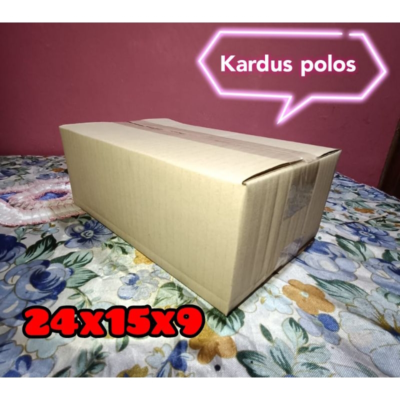 

kardus polos UK 24x15x9 kardus besar kardus kecil kardus packing