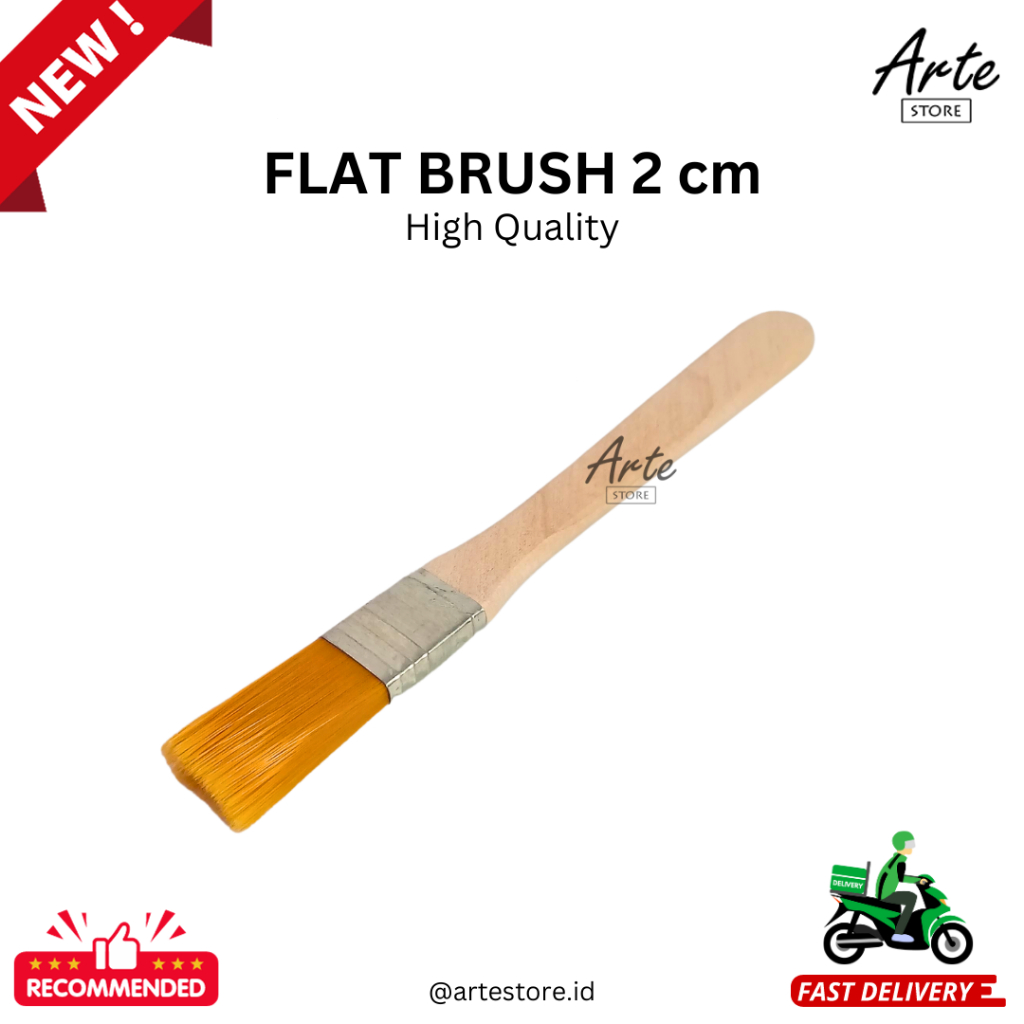 

Kuas Lukis - Flat Brush 2 cm