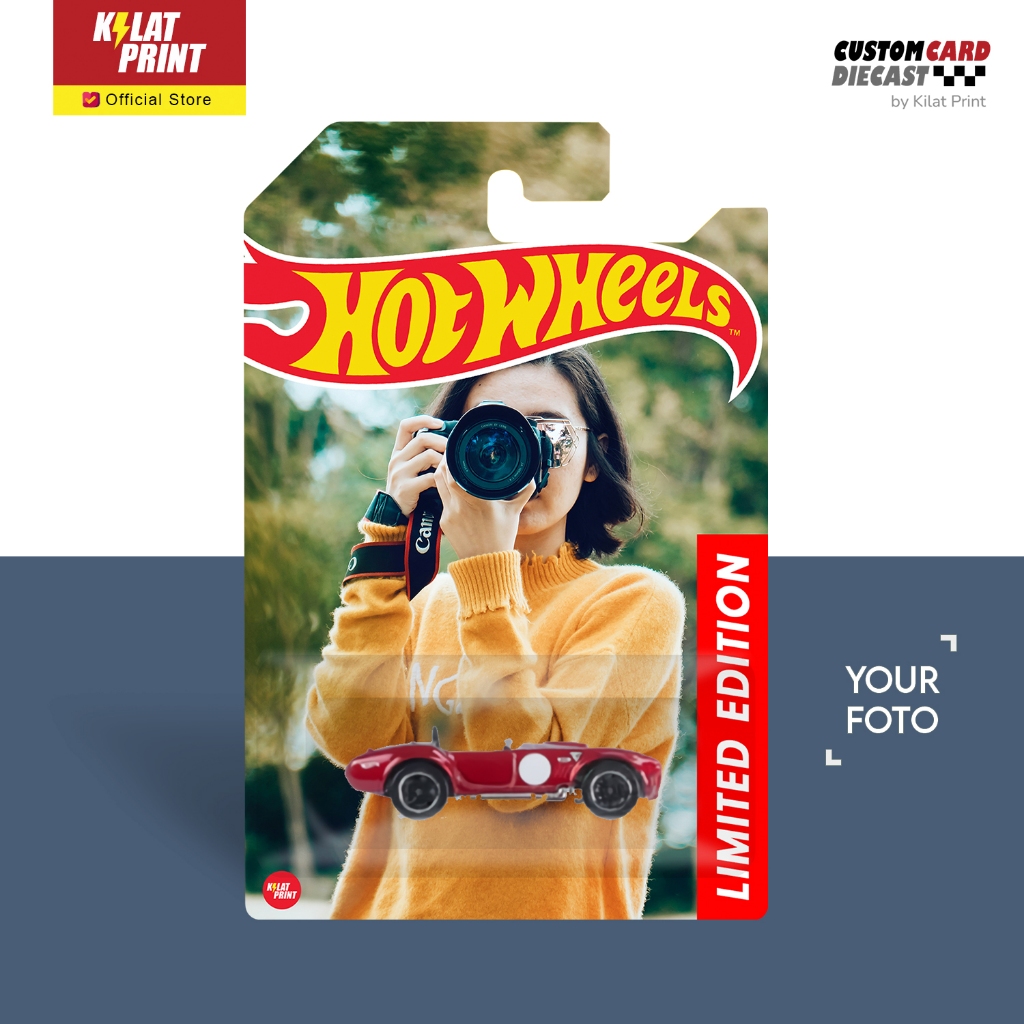 Hot Wheels Custom Foto Mobil Hotwheels Card Limited Edition Concept