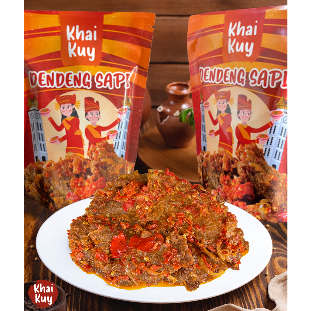 Khaikuy - Dendeng Sapi Lambok Balado Asli Khas Minang 150gr