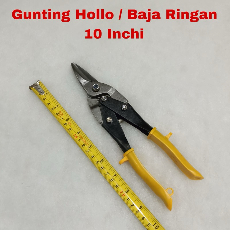 RRT Gunting Besi Holo 10" / Gunting Baja Ringan Plat Seng Hollow 10 In
