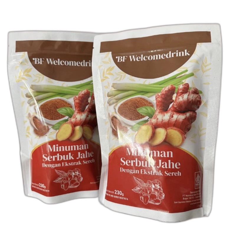 

BF Wlcomedrink minuman serbuk jahe