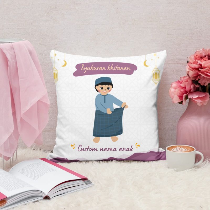 Souvenir Bantal Printing Custom Tasyakuran Khitan