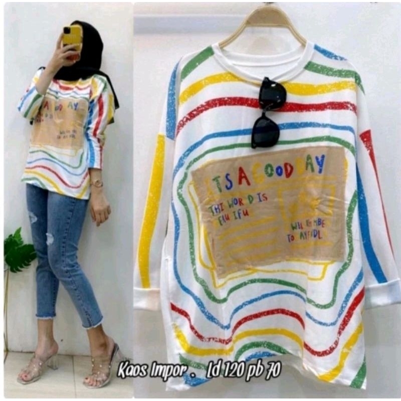 Kaos dan Tunik Import Oversize terbaru
