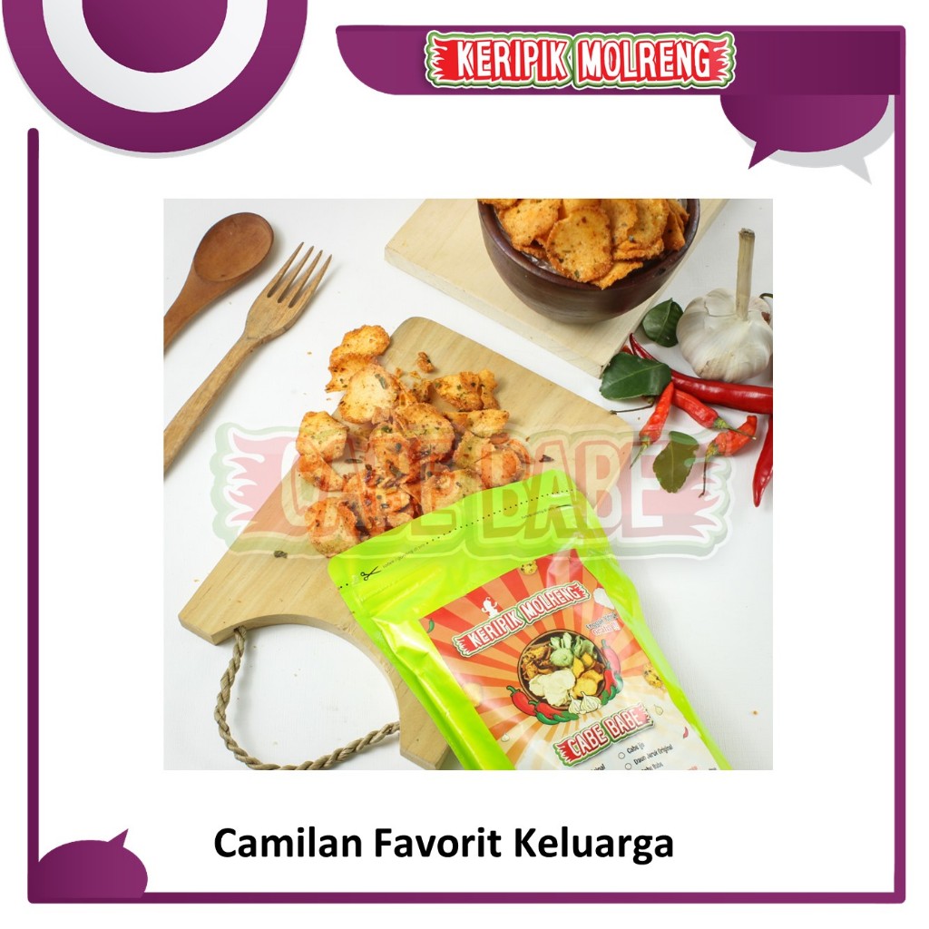 

Keripik Cireng Bawang Pedas Gurih 200 gram
