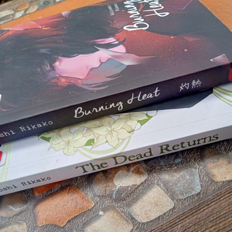 Preloved Ori Novel Akiyoshi Rikako Burning Heat - The Dead Returns