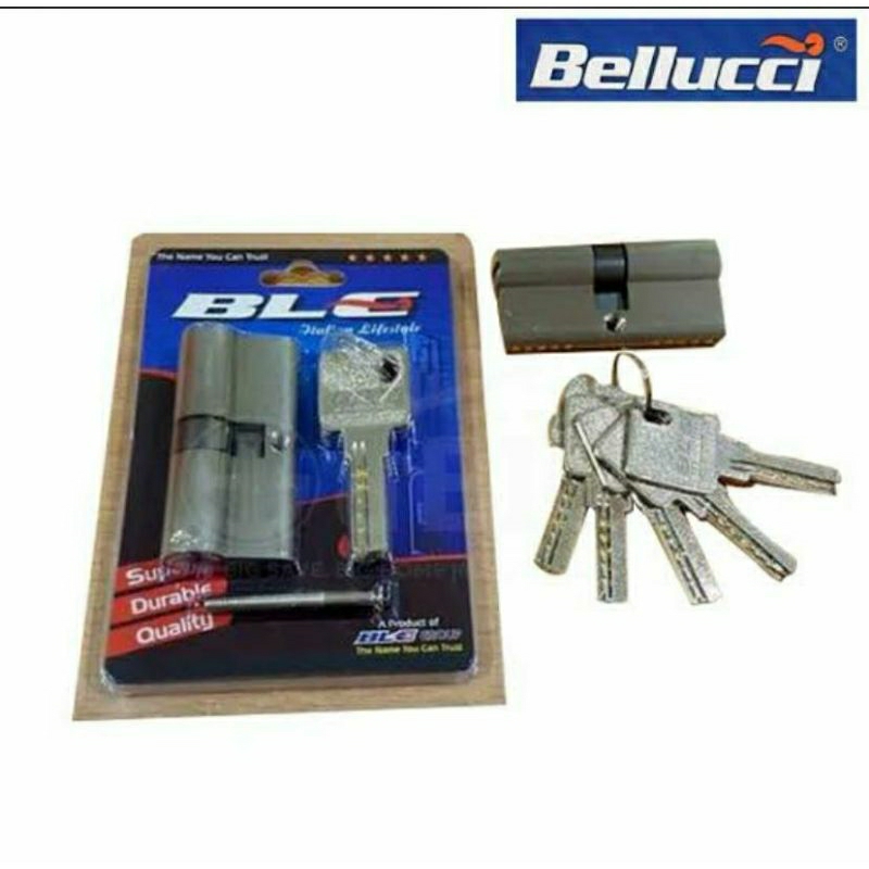 Cylinder Bellucci 65mm COMP / Silinder Bellucci Besar / Kunci Pintu Bellucci / Anak Kunci / Kunci Si